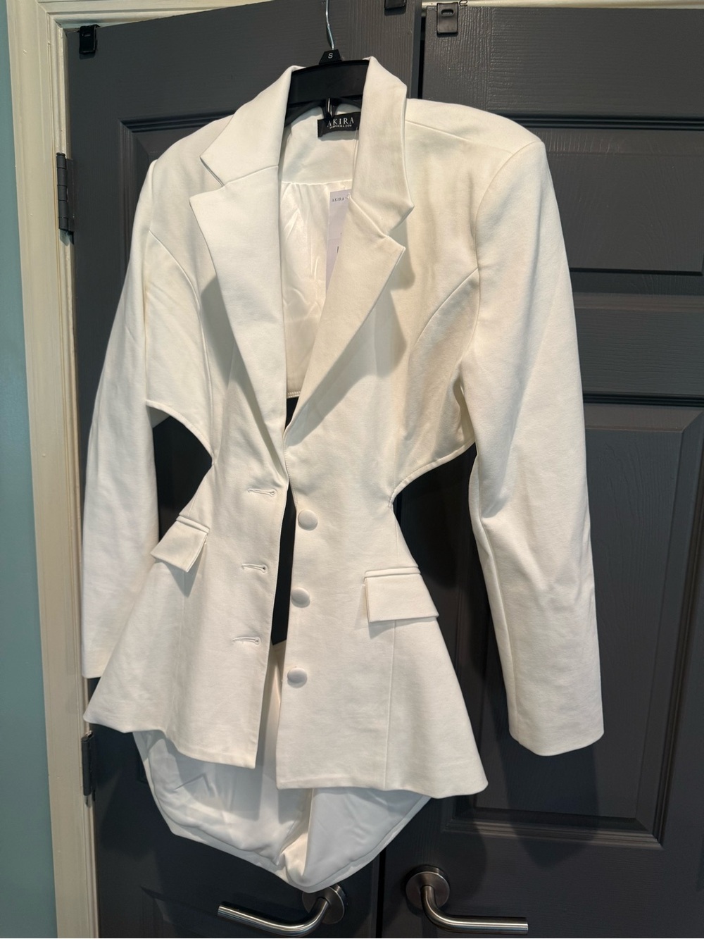 AKIRA- Party In The Back Cutout Blazer